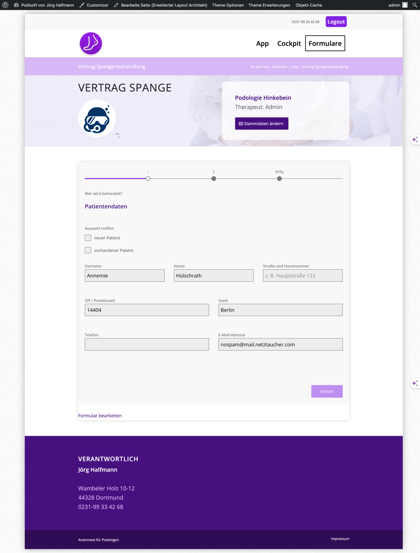 Vertrag-Spangenbehandlung-–-Podisoft-von-Jörg-Halfmann